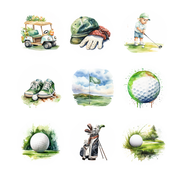Golf Clipart - Digital Download