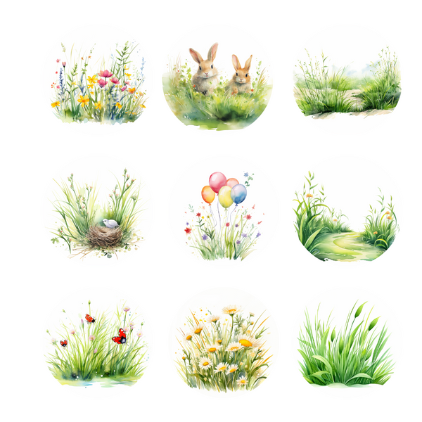 Grass Clipart - Digital Download
