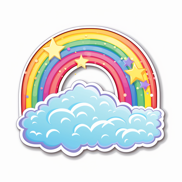 Rainbow digital Sticker Pack - Cute & Digital