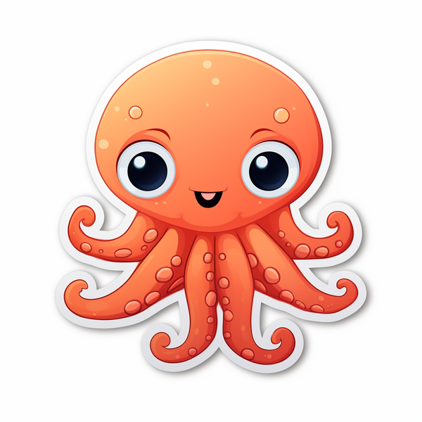 Cute Octopus Sticker Pack - Cute & Digital