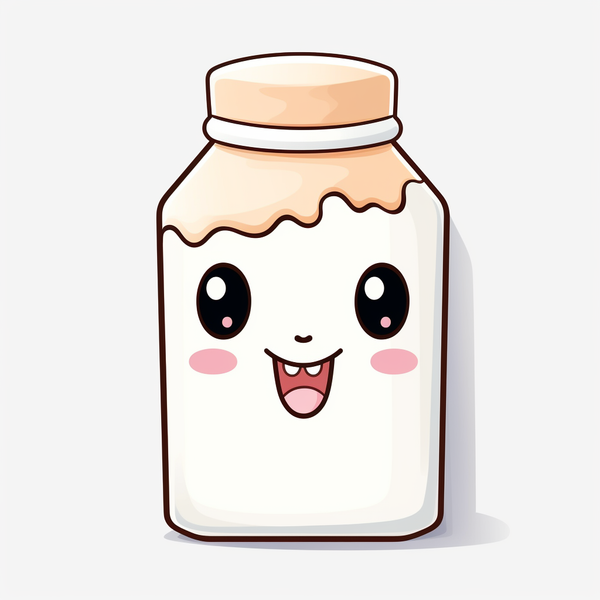 Cute Milk Sticker Pack - Cute & Digital