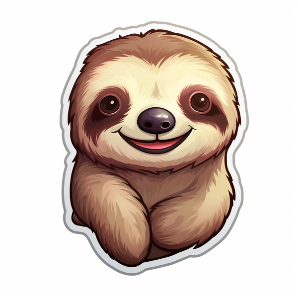 Cute Sloth Sticker Pack - Cute & Digital