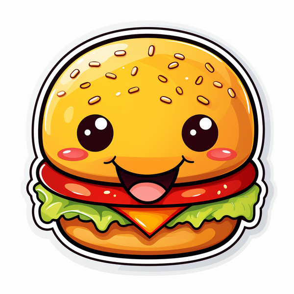 Kawaii Food Sticker Pack - Cute & Digital